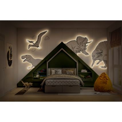 Ledvance - Fita LED RGB dimerizável FLEX 5m LED/10W/230V + comando à distância