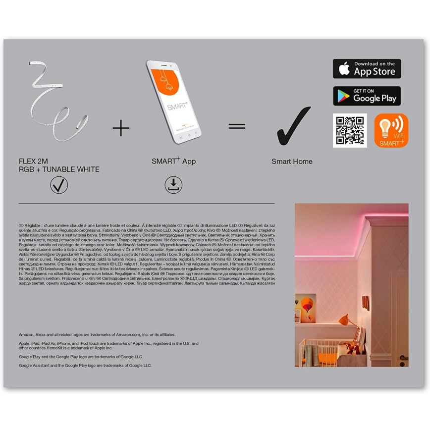 Ledvance - Fita LED RGB+TW Regulável SMART+ FLEX 2m LED/8,5W/230V Wi-Fi