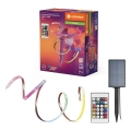 Ledvance - Fita solar LED RGB dimerizável FLEX MAGIC 3 m LED/1,2W/3,7V 2000 mAh IP44 + controlo remoto