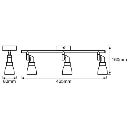 Ledvance - Foco LED SPOT 3xG9/2W/230V