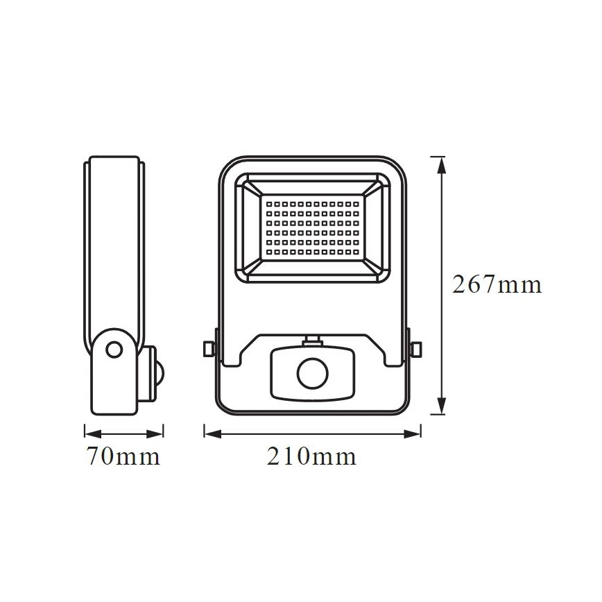 Ledvance - Holofote com sensor LED ENDURA LED/50W/230V IP44
