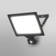 Ledvance - LED Holofote exterior de parede com sensor FLOODLIGHT ESSENTIAL LED/150W/230V IP65
