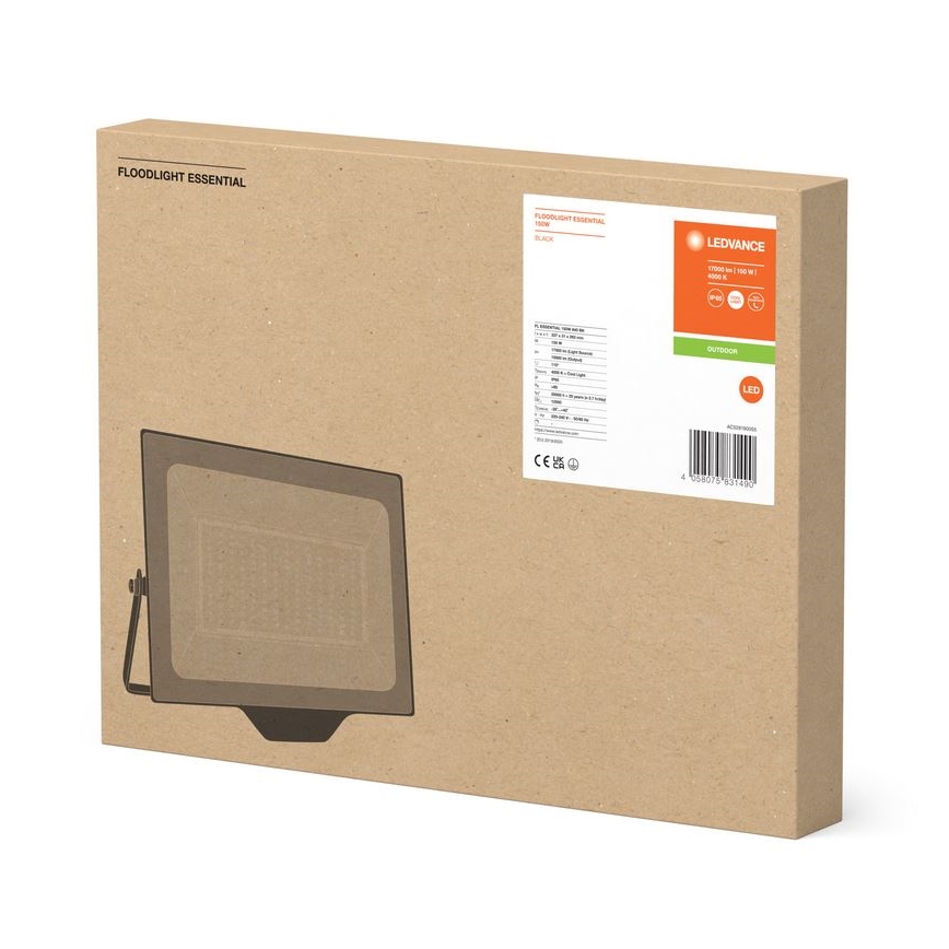 Ledvance - LED Holofote exterior de parede FLOODLIGHT ESSENTIAL LED/150W/230V IP65