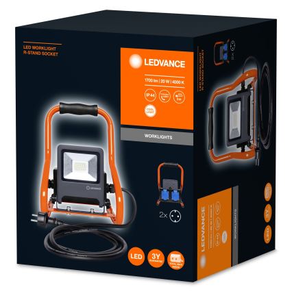 Ledvance - Holofote LED R-STAND LED/20W/230V IP44