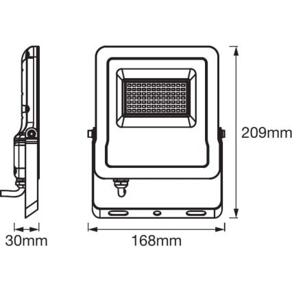 Ledvance - Holofote LED RGBW SMART+ FLOOD LED/30W/230V IP65 Wi-Fi