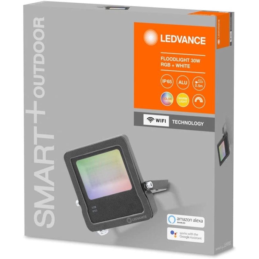 Ledvance - Holofote LED RGBW SMART+ FLOOD LED/30W/230V IP65 Wi-Fi