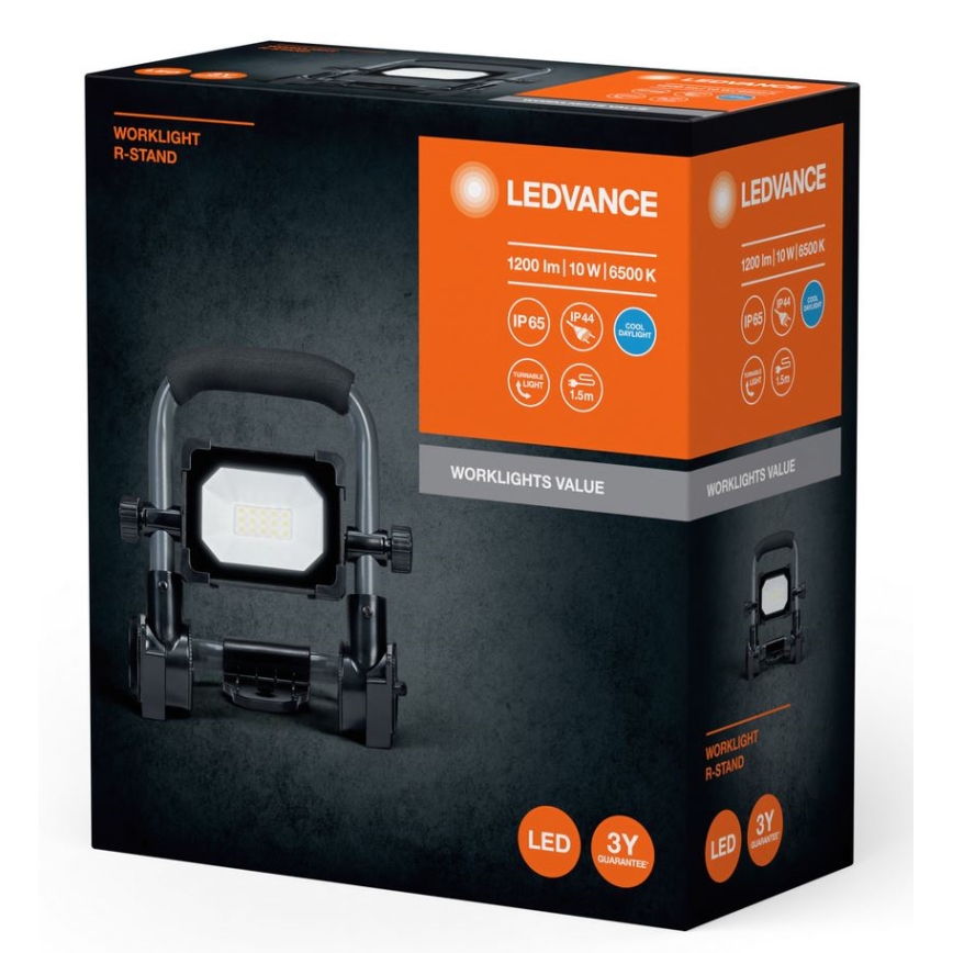 Ledvance - Holofote exterior LED WORKLIGHT R-STAND LED/10W/230V 6500K IP65