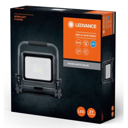Ledvance - Holofote exterior LED WORKLIGHT R-STAND LED/30W/230V 6500K IP54