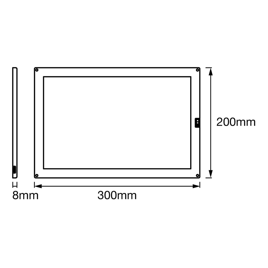 Ledvance - Iluminação de armário LED com regulação e sensor CABINET LED/14W/230V