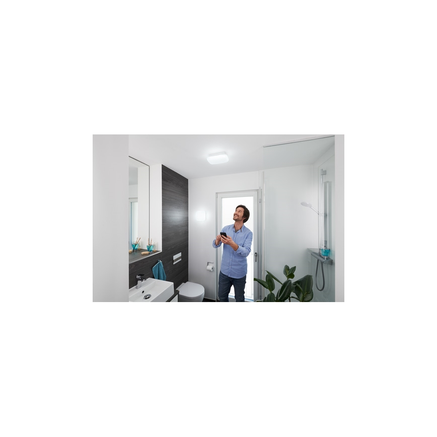 Ledvance- Iluminação de casa de banho LED com regulação SMART+ AQUA LED/12W/230V IP44 Wi-Fi