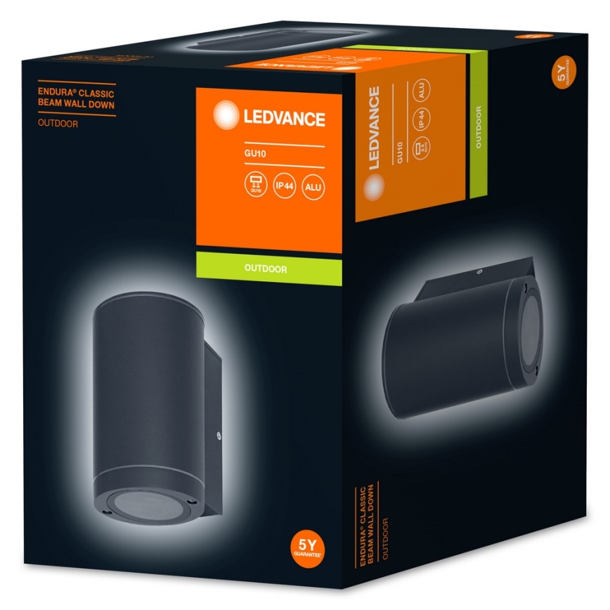 Ledvance - Iluminação de parede exterior BEAM 1xGU10/35W/230V IP44