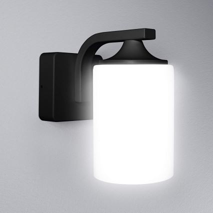 Ledvance - Iluminação de parede exterior CYLINDER 1xE27/60W/230V IP43 preta