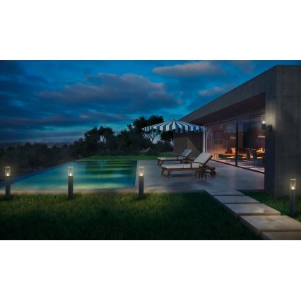 Ledvance - Iluminação de parede exterior FIGO CYLINDER 1xE27/20W/230V IP44