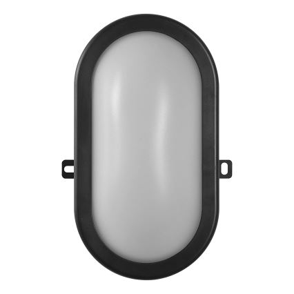 Ledvance - Iluminação de parede exterior LED BULKHEAD LED/11W/230V IP54 preta