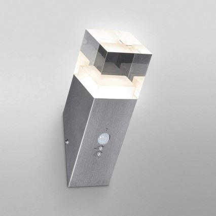 Ledvance - Iluminação de parede exterior LED com sensor CRYSTAL 1xLED/5W/230V IP44