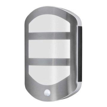 Ledvance - Iluminação de parede exterior LED com sensor PLATE LED/12,5W/230V IP44