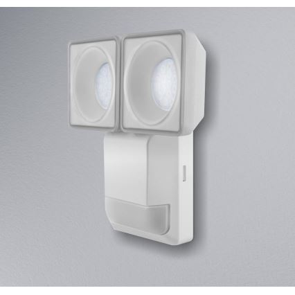 Ledvance - Iluminação de parede exterior LED com sensor SPOT 2xLED/8W/230V IP55