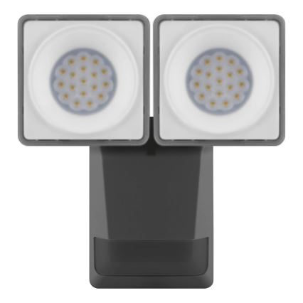 Ledvance - Iluminação de parede exterior LED com sensor SPOT 2xLED/8W/230V IP55