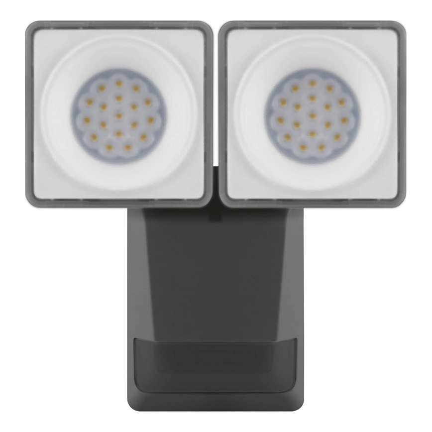 Ledvance - Iluminação de parede exterior LED com sensor SPOT 2xLED/8W/230V IP55