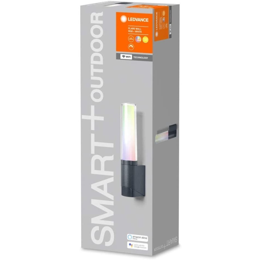 Ledvance - Iluminação de parede exterior LED RGBW SMART+ FLARE LED/7,5W/230V IP44 Wi-Fi