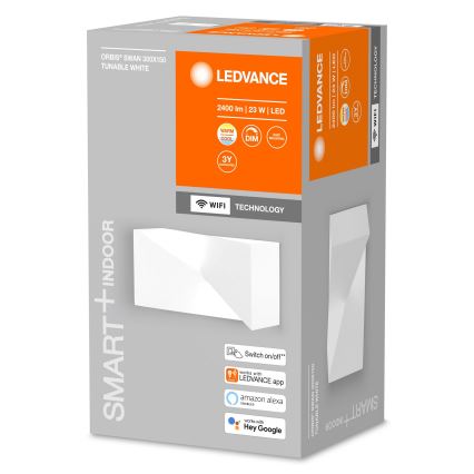 Ledvance - Iluminação de parede LED com regulação SMART+ SWAN LED/23W/230V 3000-6500K Wi-Fi