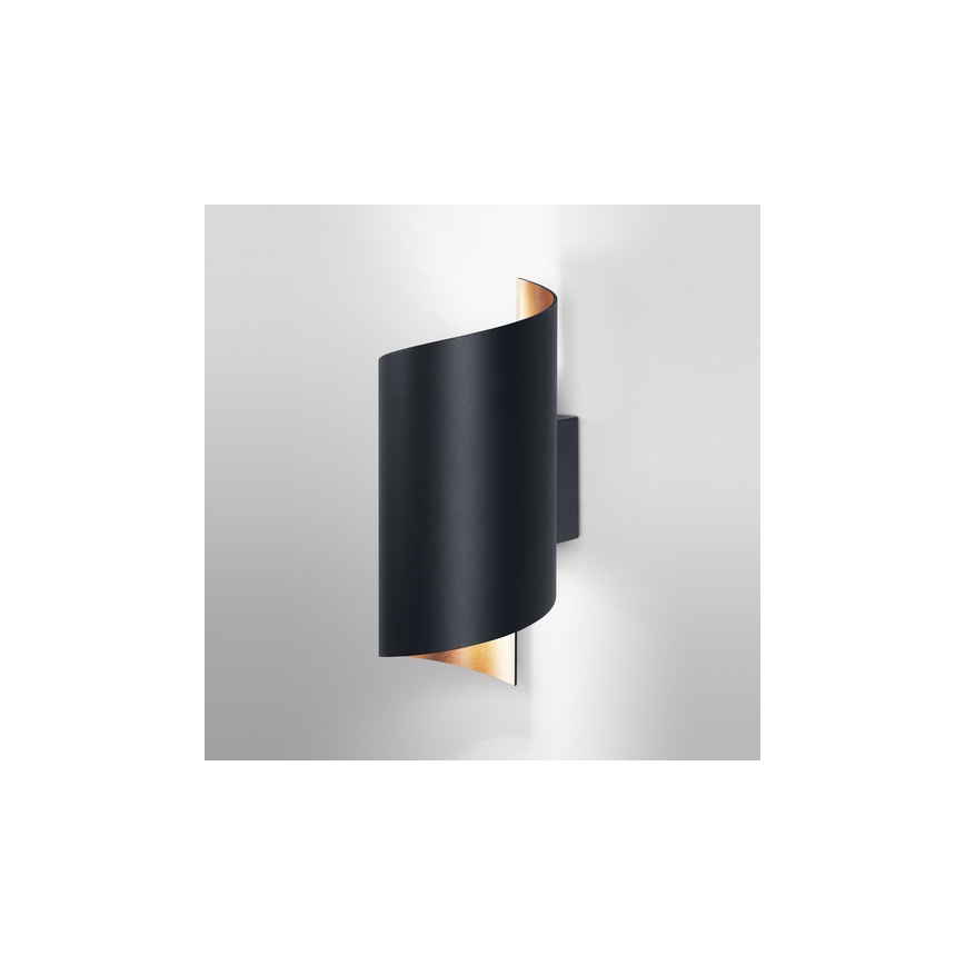 Ledvance - Iluminação de parede LED com regulação SMART+ TWIST LED/12W/230V 3000-6500K Wi-Fi black