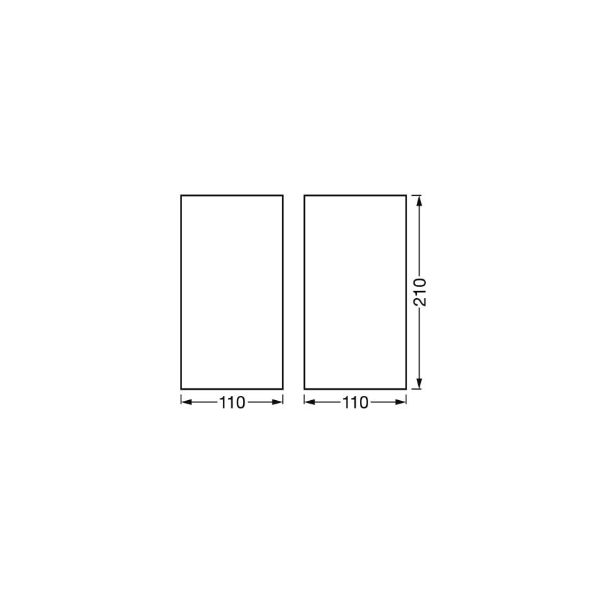 Ledvance - Iluminação de parede LED com regulação SMART+ WOOD LED/12W/230V 3000-6500K Wi-Fi