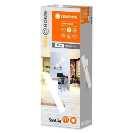 Ledvance - Iluminação de parede LED com regulação SUN@HOME CROSS 2xLED/6W/230V Wi-Fi