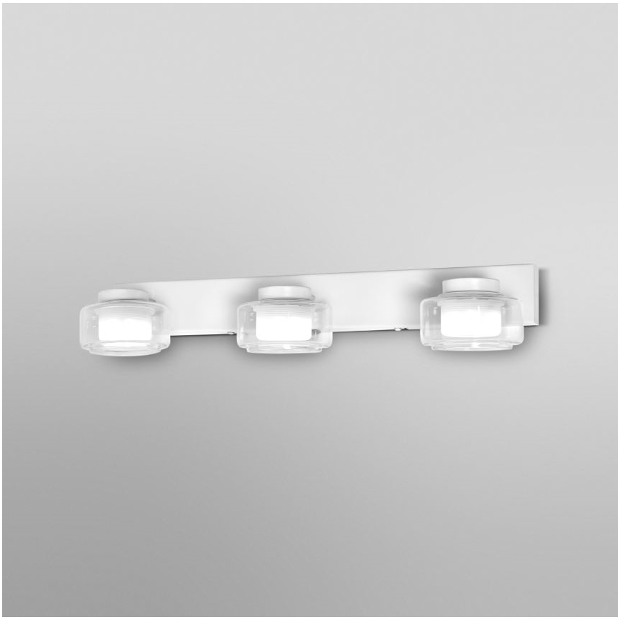 Ledvance - Iluminação de parede para casa de banho LED ORBIS FLAME 3xLED/5,5W/230V 3000/4000K IP44 branco