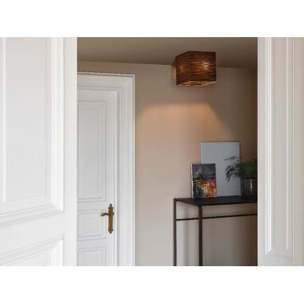 Ledvance - Iluminação de teto DECOR CARDBOARD 1xE27/15W/230V 25x25 cm