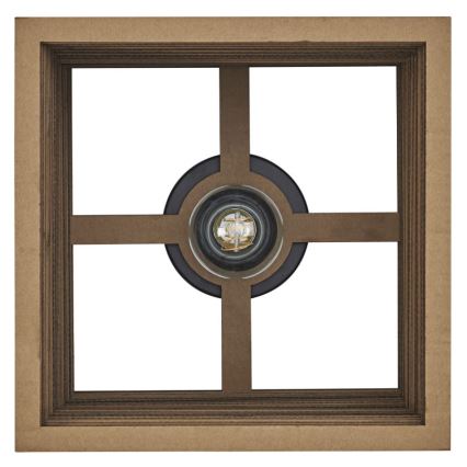 Ledvance - Iluminação de teto DECOR CARDBOARD 1xE27/15W/230V 25x25 cm