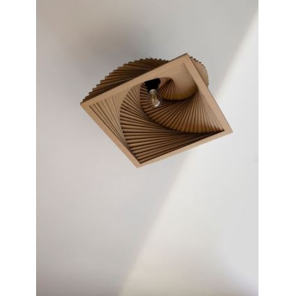 Ledvance - Iluminação de teto DECOR CARDBOARD 1xE27/15W/230V 40x40 cm