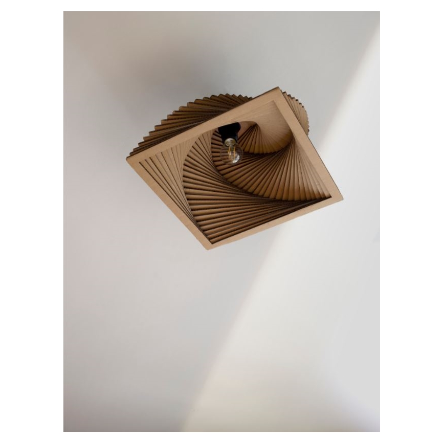 Ledvance - Iluminação de teto DECOR CARDBOARD 1xE27/15W/230V 40x40 cm