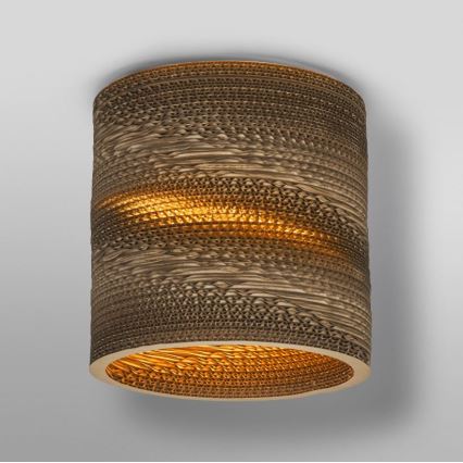 Ledvance - Iluminação de teto DECOR CARDBOARD 1xE27/15W/230V diâmetro 25 cm
