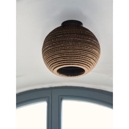 Ledvance - Iluminação de teto DECOR CARDBOARD 1xE27/15W/230V diâmetro 26 cm