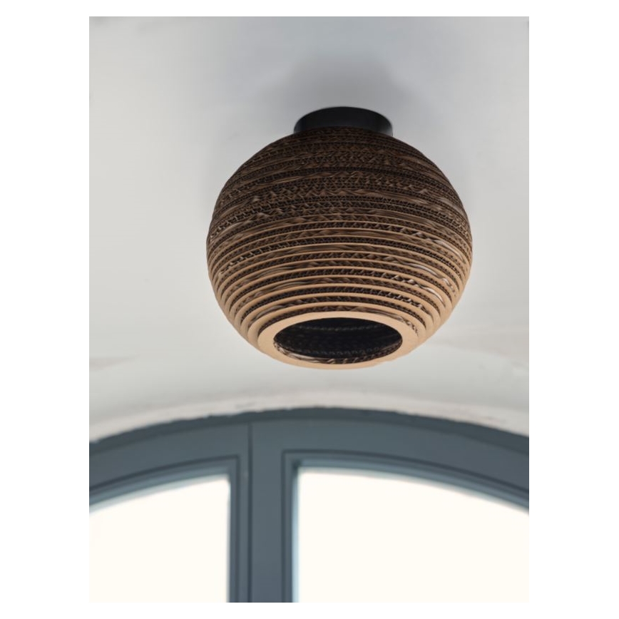 Ledvance - Iluminação de teto DECOR CARDBOARD 1xE27/15W/230V diâmetro 26 cm