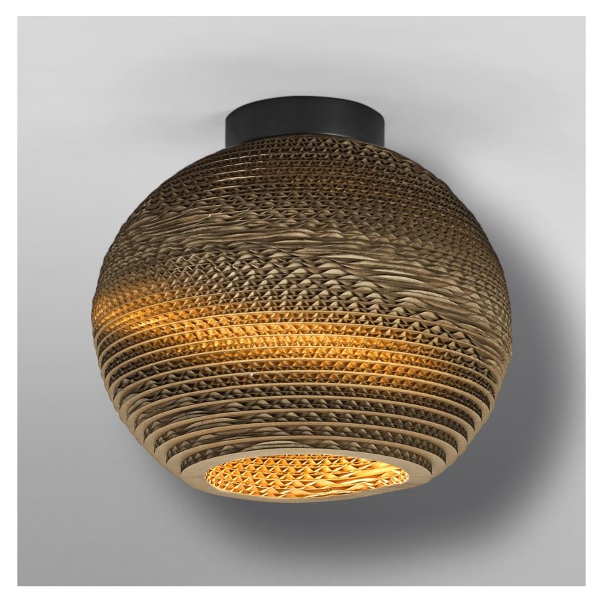 Ledvance - Iluminação de teto DECOR CARDBOARD 1xE27/15W/230V diâmetro 26 cm