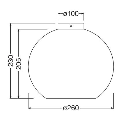 Ledvance - Iluminação de teto DECOR CARDBOARD 1xE27/15W/230V diâmetro 26 cm