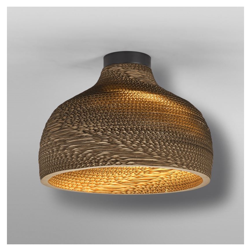 Ledvance - Iluminação de teto DECOR CARDBOARD 1xE27/15W/230V diâmetro 36 cm