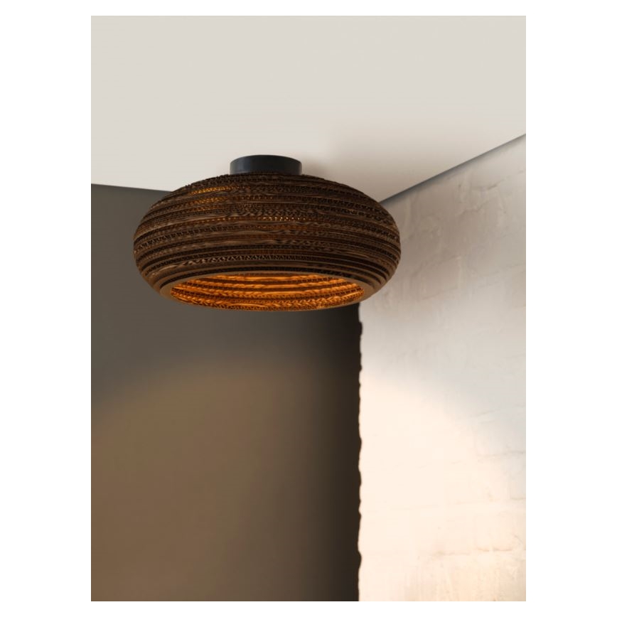 Ledvance - Iluminação de teto DECOR CARDBOARD 1xE27/15W/230V diâmetro 40 cm
