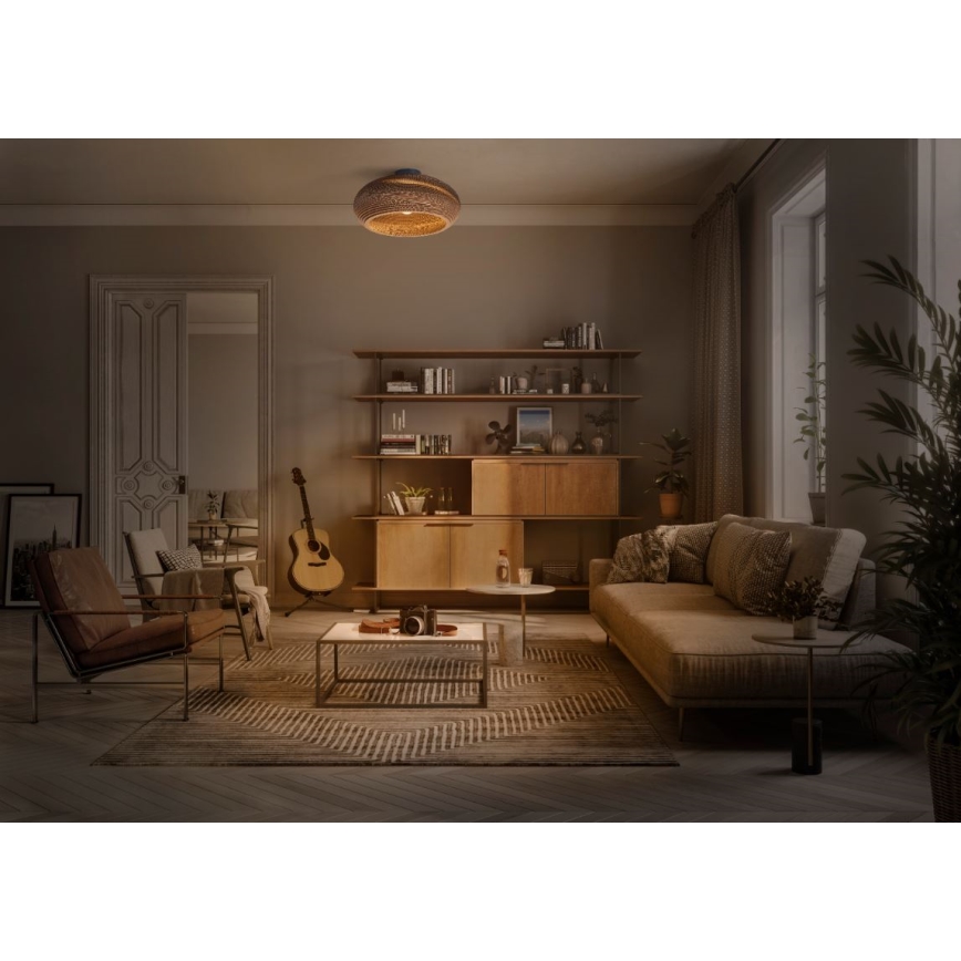 Ledvance - Iluminação de teto DECOR CARDBOARD 1xE27/15W/230V diâmetro 40 cm