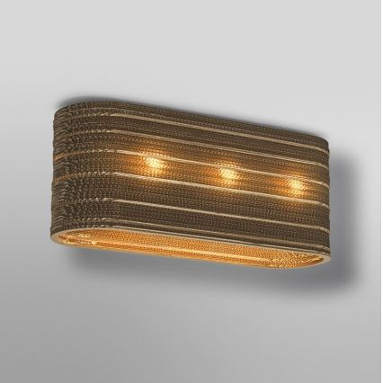 Ledvance - Iluminação de teto DECOR CARDBOARD 3xE27/15W/230V