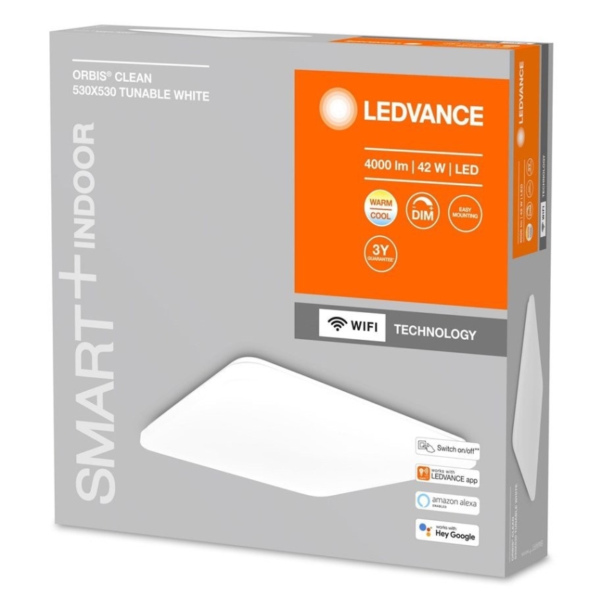 Ledvance - Iluminação de teto LED com regulação SMART+ CLEAM LED/42W/230V 300-6500K Wi-Fi
