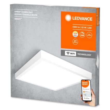Ledvance - Iluminação de teto LED com regulação SMART+ DOWNLIGHT LED/22W/230V 3000-6500K Wi-Fi
