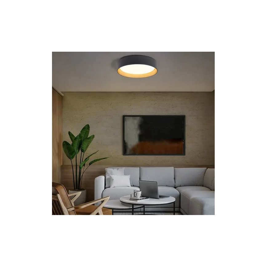 Ledvance - Iluminação de teto LED com regulação SMART+ KURT LED/30W/230V 2700-6500K Wi-Fi