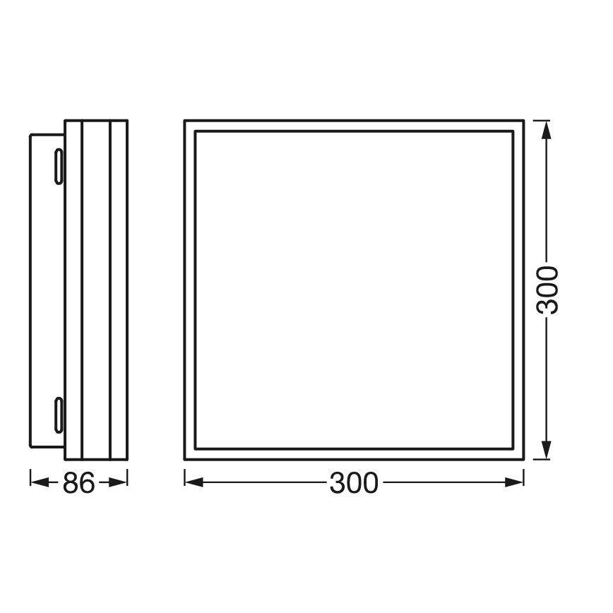 Ledvance - Iluminação de teto LED com regulação SMART+ MAGNET LED/26W/230V 3000-6500K Wi-Fi