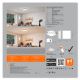 Ledvance - Iluminação de teto LED com regulação SMART+ MAGNET LED/26W/230V 3000-6500K Wi-Fi