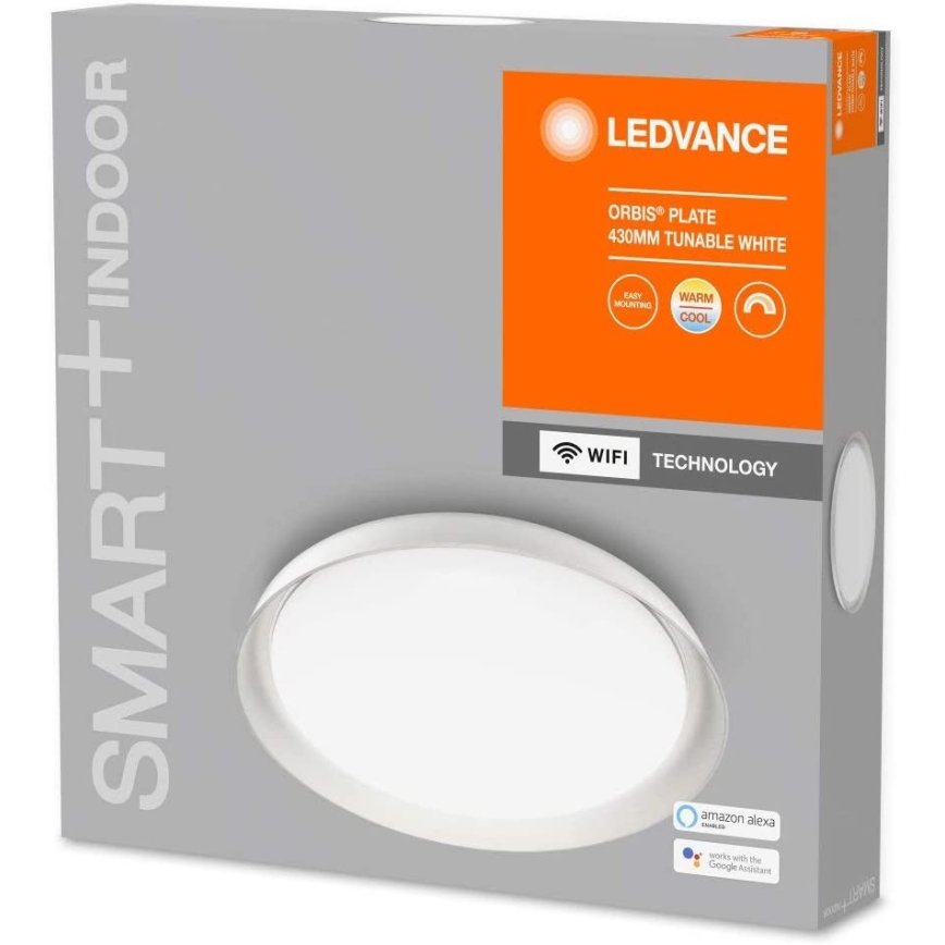 Ledvance - Iluminação LED com regulação SMART+ PLATE LED/24W/230V 3,000K-6,500K Wi-Fi