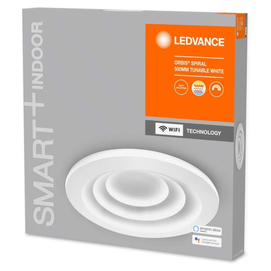 Ledvance - Iluminação de teto LED com regulação SMART+ SPIRAL LED/24W/230V 3,000K-6,500K Wi-Fi
