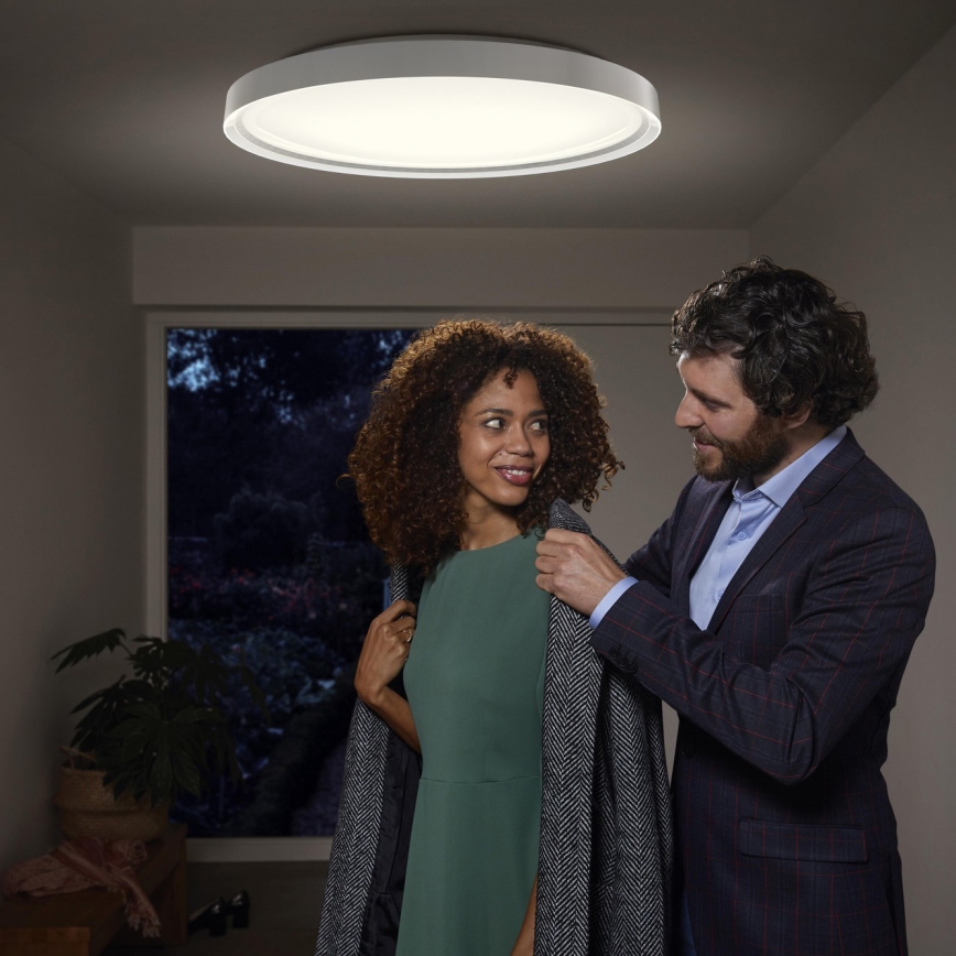 Ledvance - Iluminação de teto LED com sensor PLATE LED/32W/230V 3000K